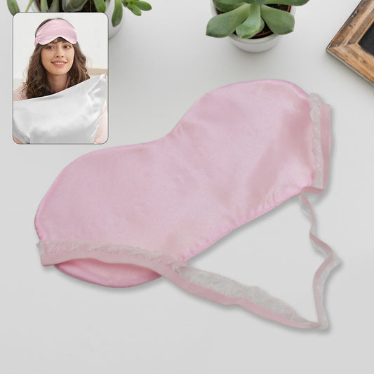 New Unisex Satin Sleep Mask – For Travel & Meditation (1pc)