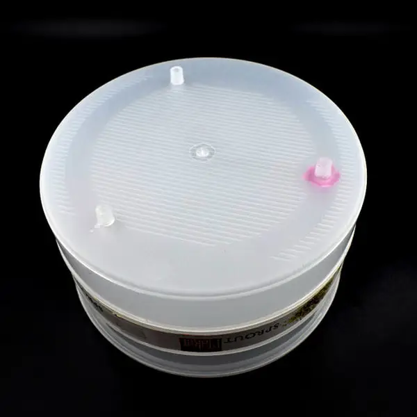 2 in 1 Double Cut Boiled Egg cutter with stainless steel wire for easy slicing of boiled eggs.