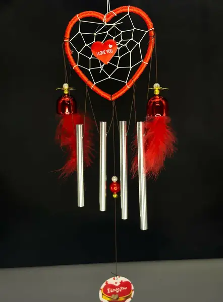 Love woven windchime hanging