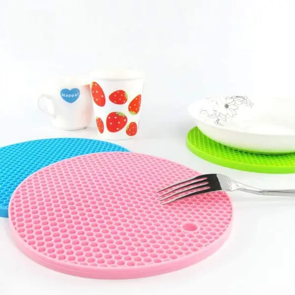 Mat, 1Pc Silicone Hot Mat used for breakfast, lunch and dinner purposes in different-different places.