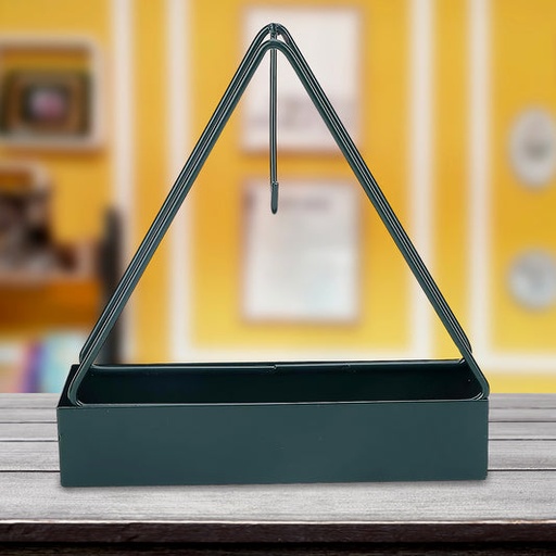 [12880_triangular_mosquito_coil_holder] Triangular Iron Mosquito Coil Holder – Stylish Outdoor Incense Holder