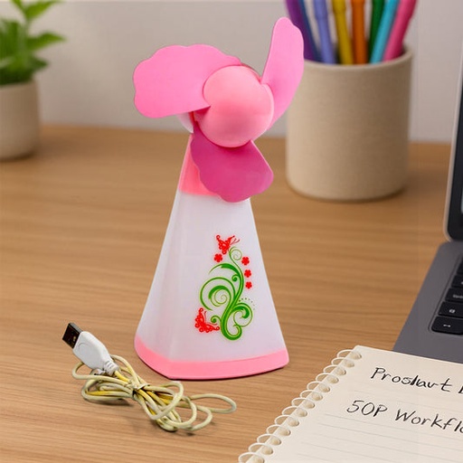[0876_usb_neck_fan_1pc] Portable USB Rechargeable Neck Fan – Wearable, 3 Speeds, Headphone Design