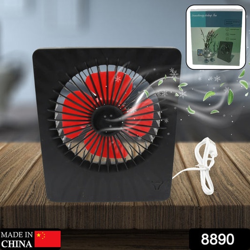 [4810_portable_desk_fan_big] Portable Desk Fan – Big Table Fan with 3-Speed Settings for Office, School & Home (Battery Not Included)