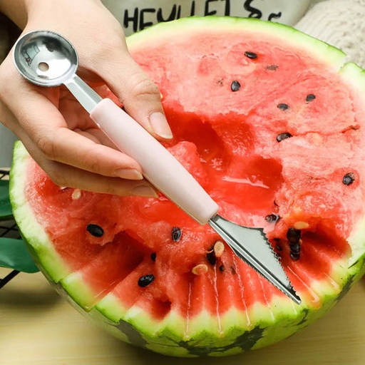 [7031_water_melon_cutter_small] Multifunctional Fruit scooper & peeler  Garnish Kit