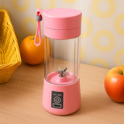 [0133_usb_juicer_6blade] Multi-Purpose Portable USB Electric Juicer 6-Blades, Protein Shaker, Blender Mixer Cup (380 ML)