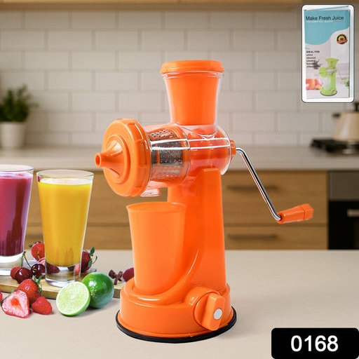 [0168_juicer_with_waste_cup] Manual Fruit Vegetable Juicer with Juice Cup and Waste Collector