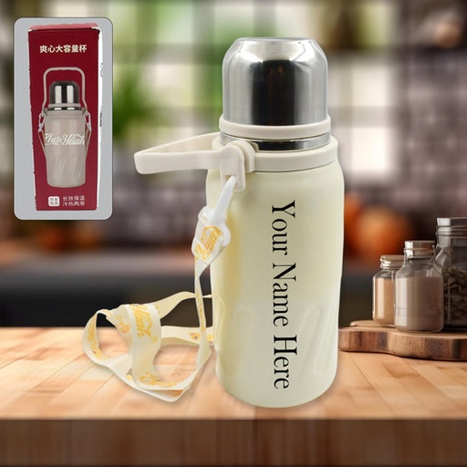[whl146_12765_ss_water_bottle_500ml_no3_cpr] Customize Stainless Steel Water Bottle Leak Proof, Rust Proof, Hot & Cold Drinks, Gym Sipper BPA Free Food Grade Quality, Steel fridge Bottle For office / Gym / School (500 ML Approx)