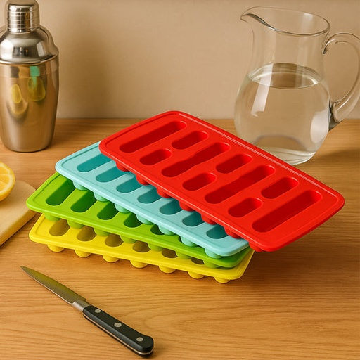 [0784_4pc_fancy_ice_tray] 4-Piece Fancy Ice Tray – Versatile Household Ice Maker
