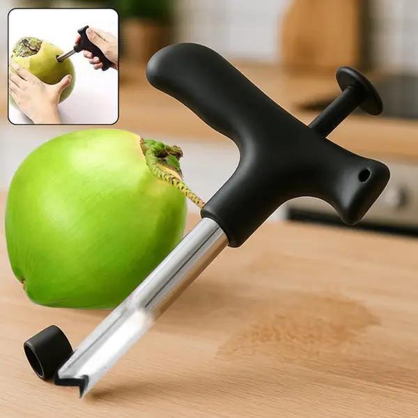 [0073_4in1_clever_cutter] Stainless Steel 4 in 1 Clever Cutter, Black
