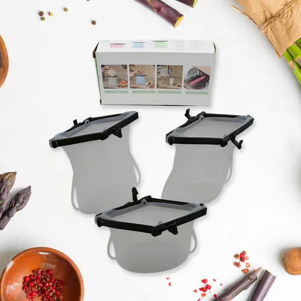 [12014_fruit_saver_keeper] Vegetable Container Premium Fruits Saver Keeper for Kitchen Organization