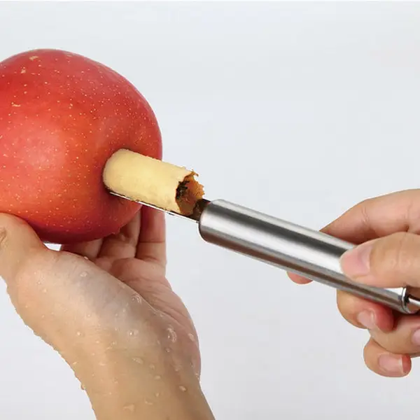 [2051_3stage_red_knife_sharpner] Manual Red Knife Sharpener 3 Stage Sharpening Tool for Ceramic Knife and Steel Knives.