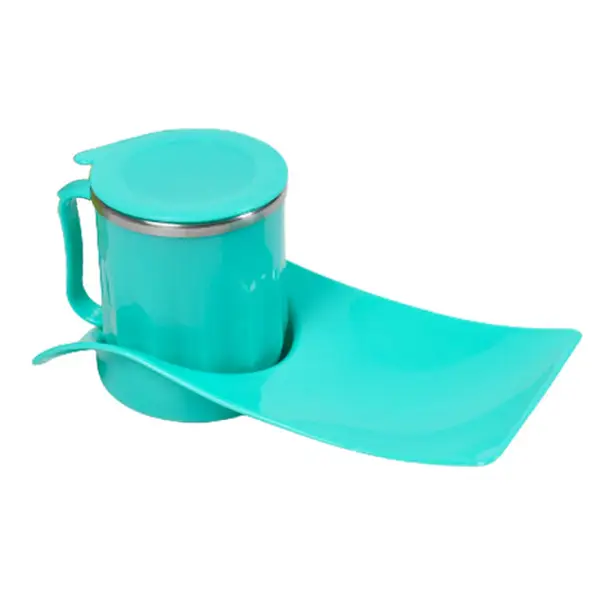 [5828_round_container_3pc_no2] Leakproof & Airtight: 3 Pc Round Food Storage Set (500ml-1500ml)