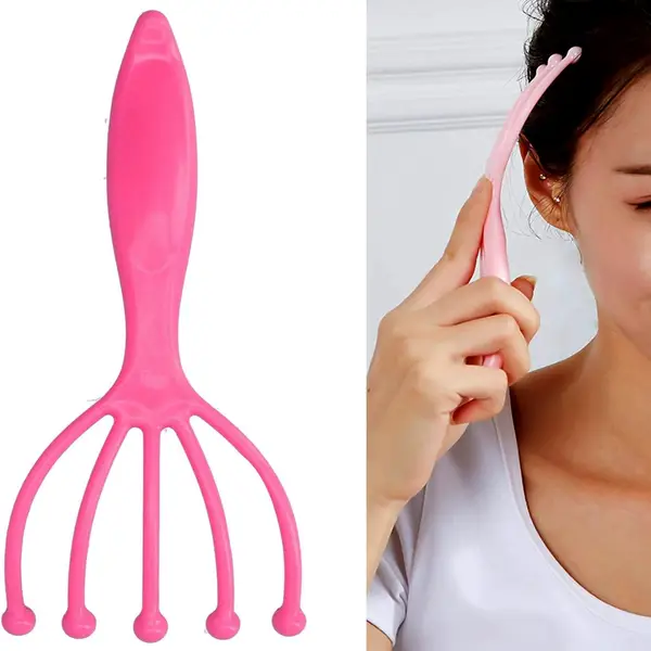 [0268_head_scalp_massager_1pc] Handheld Scalp Massager for Relaxation, Hair accessories