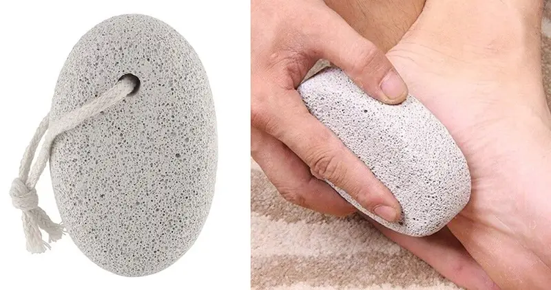[1252_oval_stone_scrubber] Oval Shape Stone Foot, Heel Scrubber For Unisex Foot Scrubber Stone