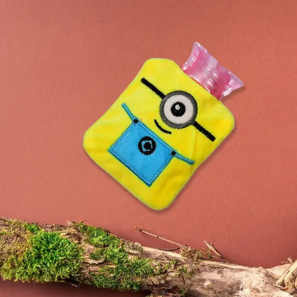 [6506_chb_minions_hot_waterbag] Minions Small Hot Water Bag – Pain Relief for Neck, Shoulder, Hands & Feet (1 Pc)