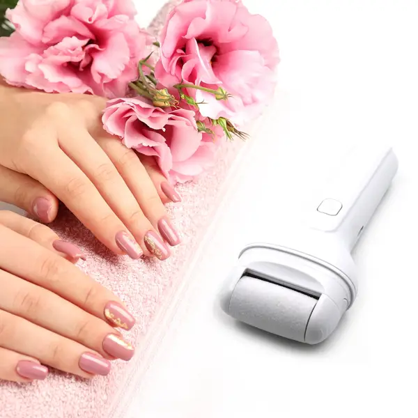 [6889_eletric_pedicure_tool] Portable Electric Foot File – Rechargeable Callus Remover & Pedicure Tool for Smooth Feet