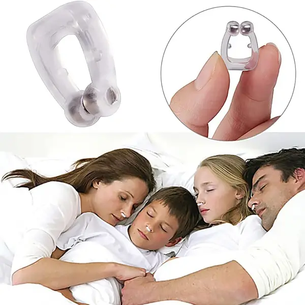 [0349_anti_snore_nose_clip] Anti-Snore Nose Clip for Heavy Snorers (Silicone, 1 Pc)