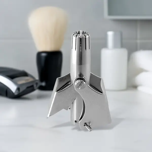 [8457_ss_nose_hair_remover_1pc] Stainless Steel Painless Nose Hair Remover (1 Pc)