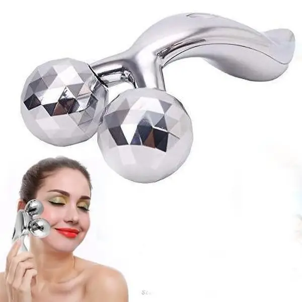 [0370_cm_3d_massager] 3D Roller Face Massager