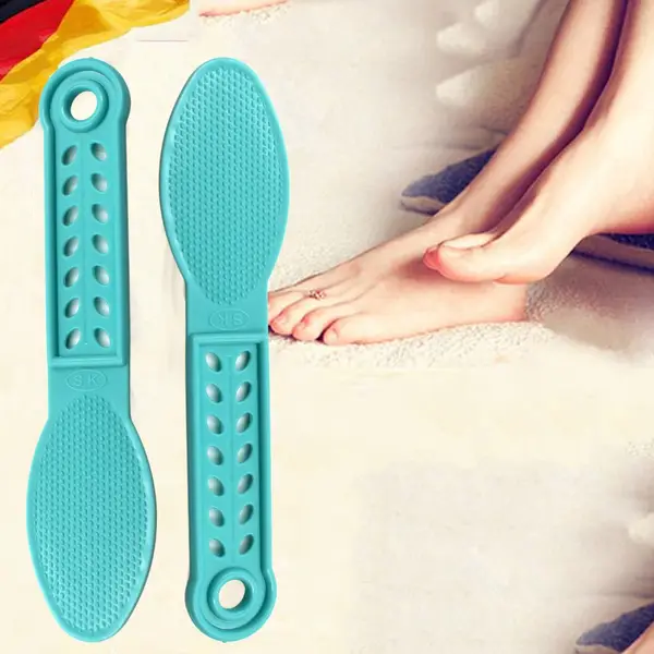 [6018_plastic_foot_scrubber] Plastic Foot Scrubber Pedicure Foot Care