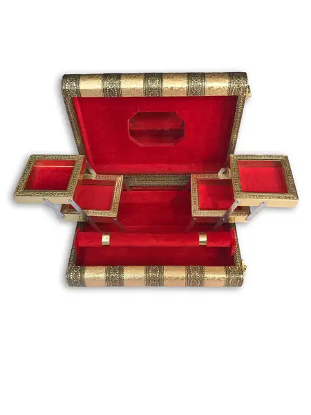 [2124_fancy_jewellery_box] Jewellery Jewel Boxes Storage Box Organizer Gift Box for Women Necklace Earring Set Bangles Churi Gift for Women
