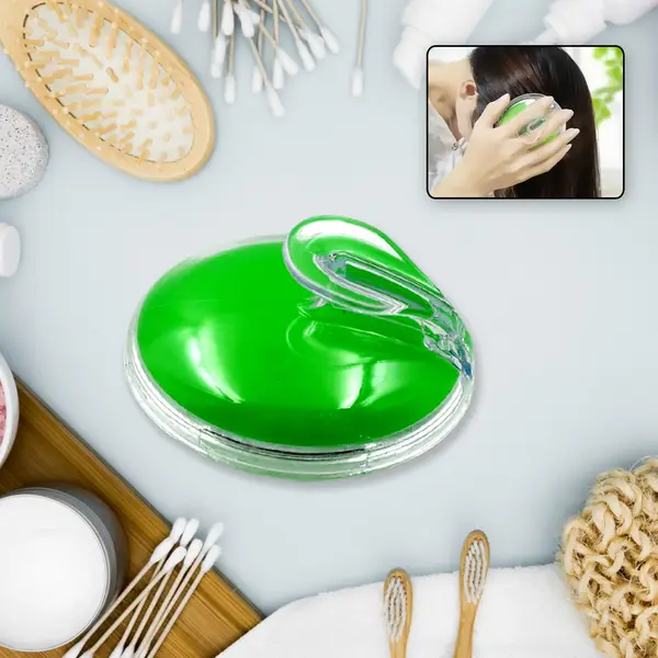[6058_sili_head_massager] Silicone Head Massager - Unisex, for Head Massage at Home or Office, Suitable for All Genders