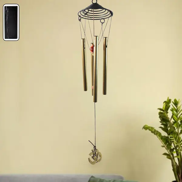 [15488_decor_hanging_wind_chime_1pc] Wind Chimes Outdoor Hanging Dragonfly Wind Chime (1 Pc)