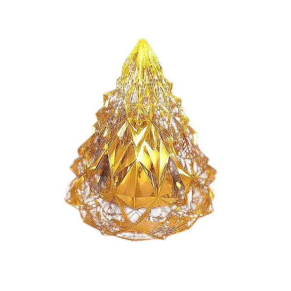 [6960_iceberg_candle_light_1pc] Iceberg / Pyramid Candlelight Tea Light (1 Pc)