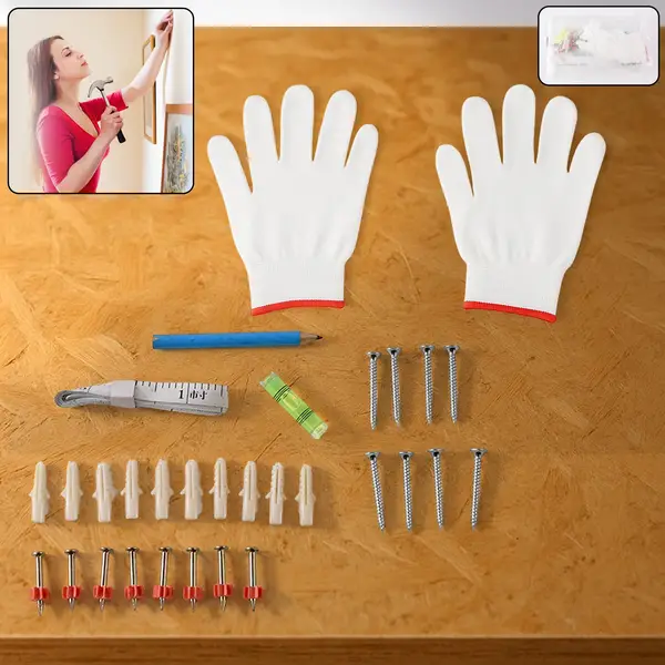 [15528_wall_mounting_kit] Comprehensive DIY Wall Mounting Kit