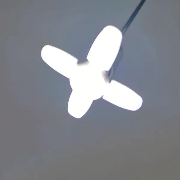 [6179_fan_blade_bulb_28w] Foldable LED Fan Blade Bulb 28V (1 Pc)