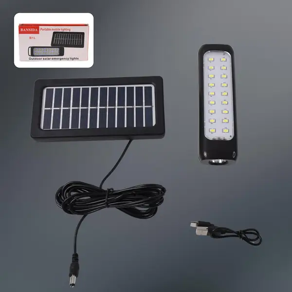[14441_outdoor_solar_emergency_lights] 3 Modes Outdoor Indoor Hanging Solar Light  Small 18LED & 1 Big LED
