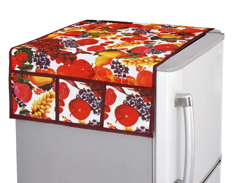 [1089_premium_fridge_cover] Exclusive Decorative Kitchen Fridge Top Cover