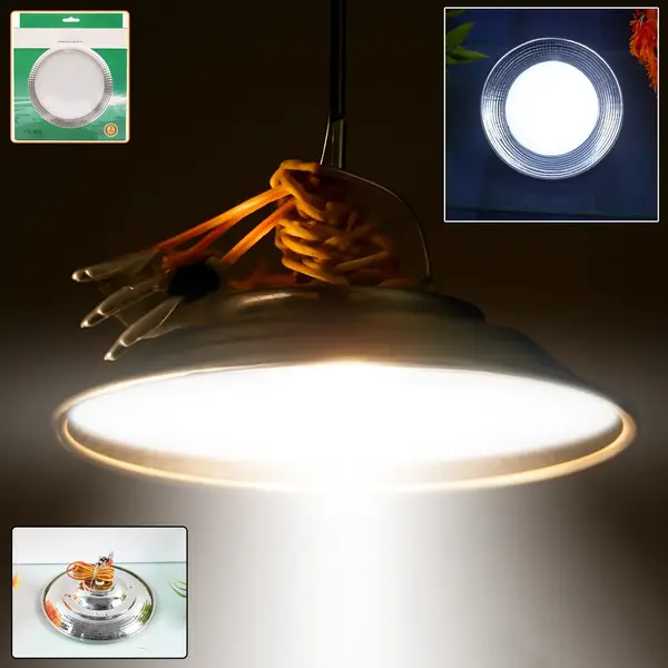 [14449_rechargeable_hanging_led_light_1pc] Rechargeable Hanging LED Light (1 Pc)