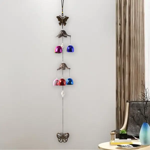 [15467_decorative_wind_chimes_1pc] Decorative Wind Chimes Outdoor Hanging Dragonfly Wind Chime (1 Pc)