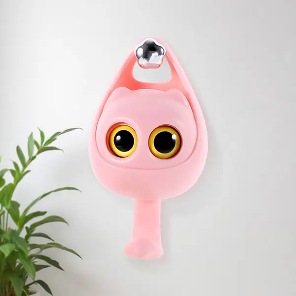 [18140_creative_adhe_cat_hook_1pc] Creative Adhesive Coat Hook Wink Cat Hook (1 Pc)