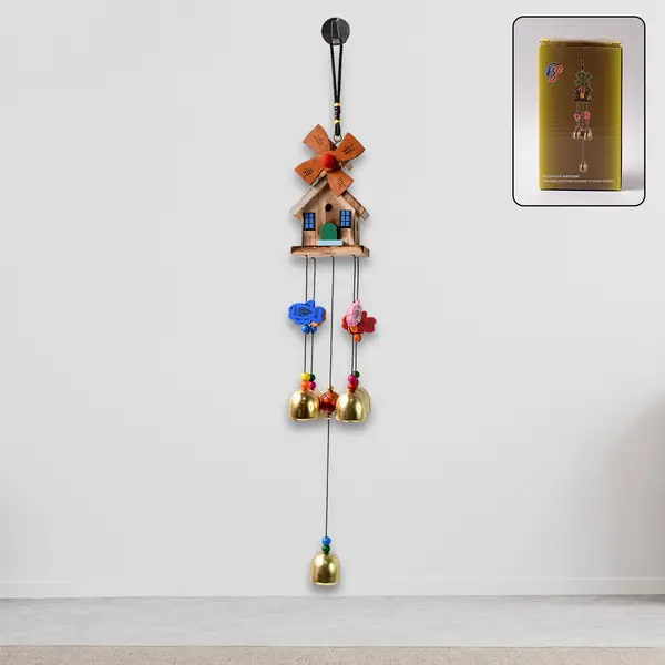 [15459_decor_hanging_wind_chime_1pc] Home Decor Wind Chimes Outdoor Hanging (1 Pc)