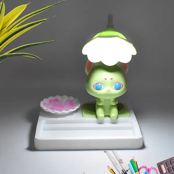 [13405_cartoon_led_desk_lamp_1pc] Cute Lovely Cartoon With Base LED Desk Light (1 Pc)