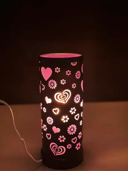 [PT-934_hearts_shape_nano_pink] Blossom Hearts Mood Lamp Pink