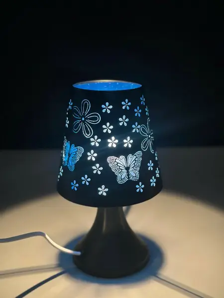 [PT-940_flutter_shape_nano_blue] FlutterBloom Lamp Blue