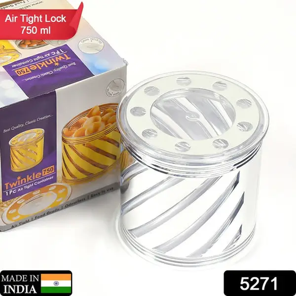 [5271_ndr_air_tight_container] Dry Fruit Container , Storage Airtight Container For home & kitchen Use ( 750 ML )