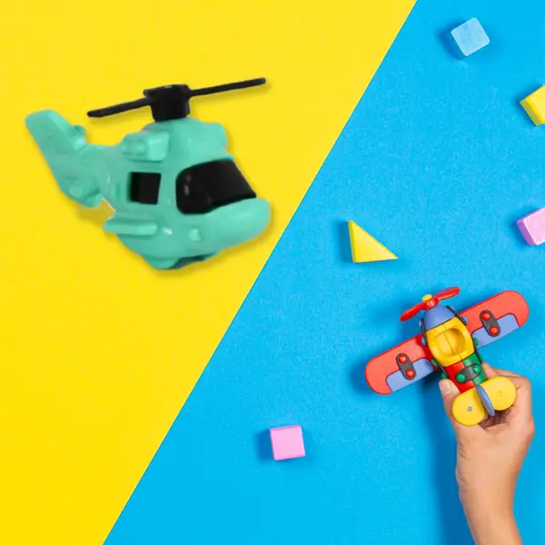[1971_diy_helicopter_toy_30pc_atp290] Small DIY Helicopter Toy, Small Kid's Toy, Rotating Tail  Wing DIY Helicopter (30 Pc Set)