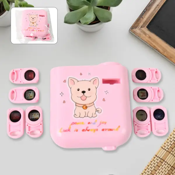 [18246_projector_lamp_with_8_slides_patterns] Birthday Projector with 8 Slides Patterns (1 Set)