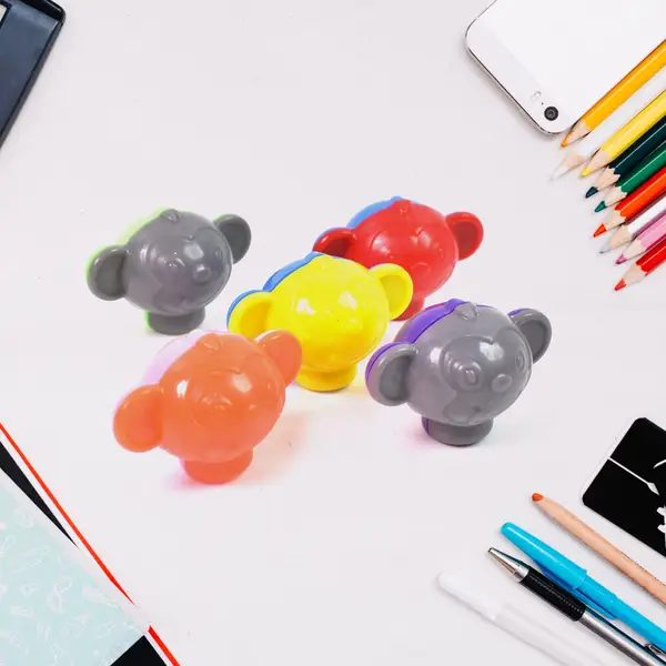 [18799_cartoon_pencil_top_atp265] Cartoon / Money Shape Pencil Top Promotional toys (1 Pc / Mix Colour & Design)