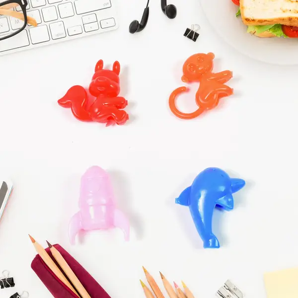 [18797_mix_des_character_pencil_top_atp148] Mix Character, Monkey, Fish, Cat Pencil Top Promotional toys (1 Pc / Mix Colour & Design)