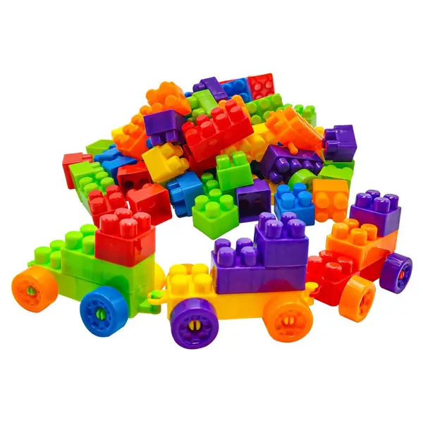 [8094_60pcs_bulidng_blocks] Multicolor Kids' Block Set for Fun & Learning (60 Pieces)