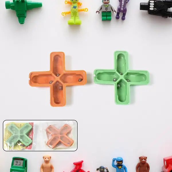 [18789_magic_cross_puzzle_1pc_atp103] Magic Toys Magic Cross Magic Tricks Puzzle (1 Pc / Mix Color & Design)