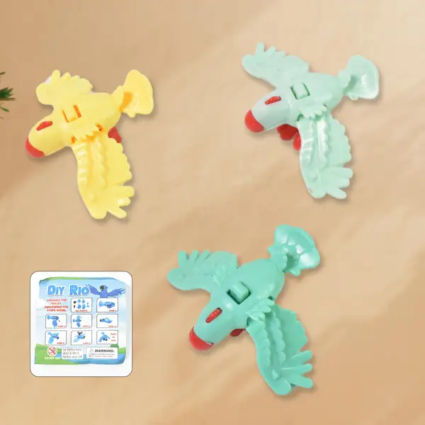 [18798_diy_rio_toy_1pc_atp298] Small Diy Rio Birds Toy Promotional Toys, Child Age Group: 3-6 Yrs (1 Pc / Mix Color & Design)