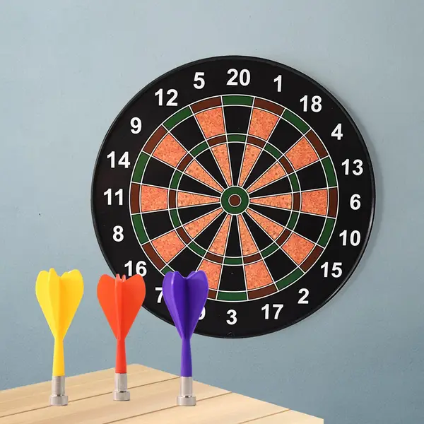 [19101_magnetic_dart_game_ttg01] Classic Magnetic Dartboard Game Set