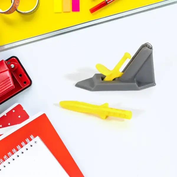 [1934_rocket_launcher_toy_atp226] Junior Rocket Launcher Military Theme | Plastic Bullet Toy for Outdoor / Indoor Play