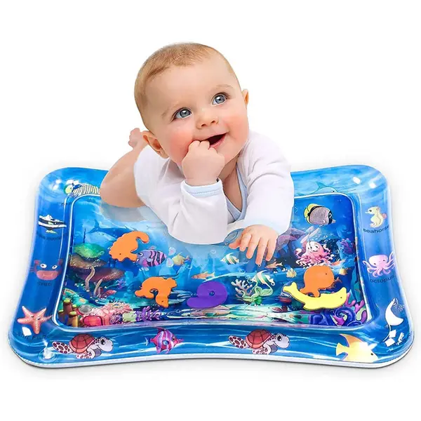 [8090_baby_water_play_mate] Mat, Baby Water Mat Inflatable Baby Play Mat Activity Center for Infant Baby Toys 3 to 15 Months, Baby Gifts for Boys Girls(Assorted Design)